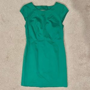 Green Cap Sleeve Dress
